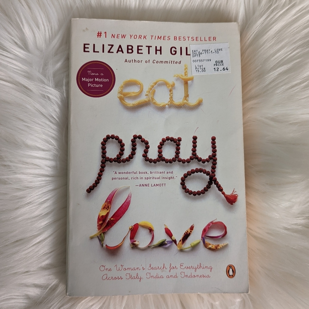 Eat, Pray, Love paperback memoir